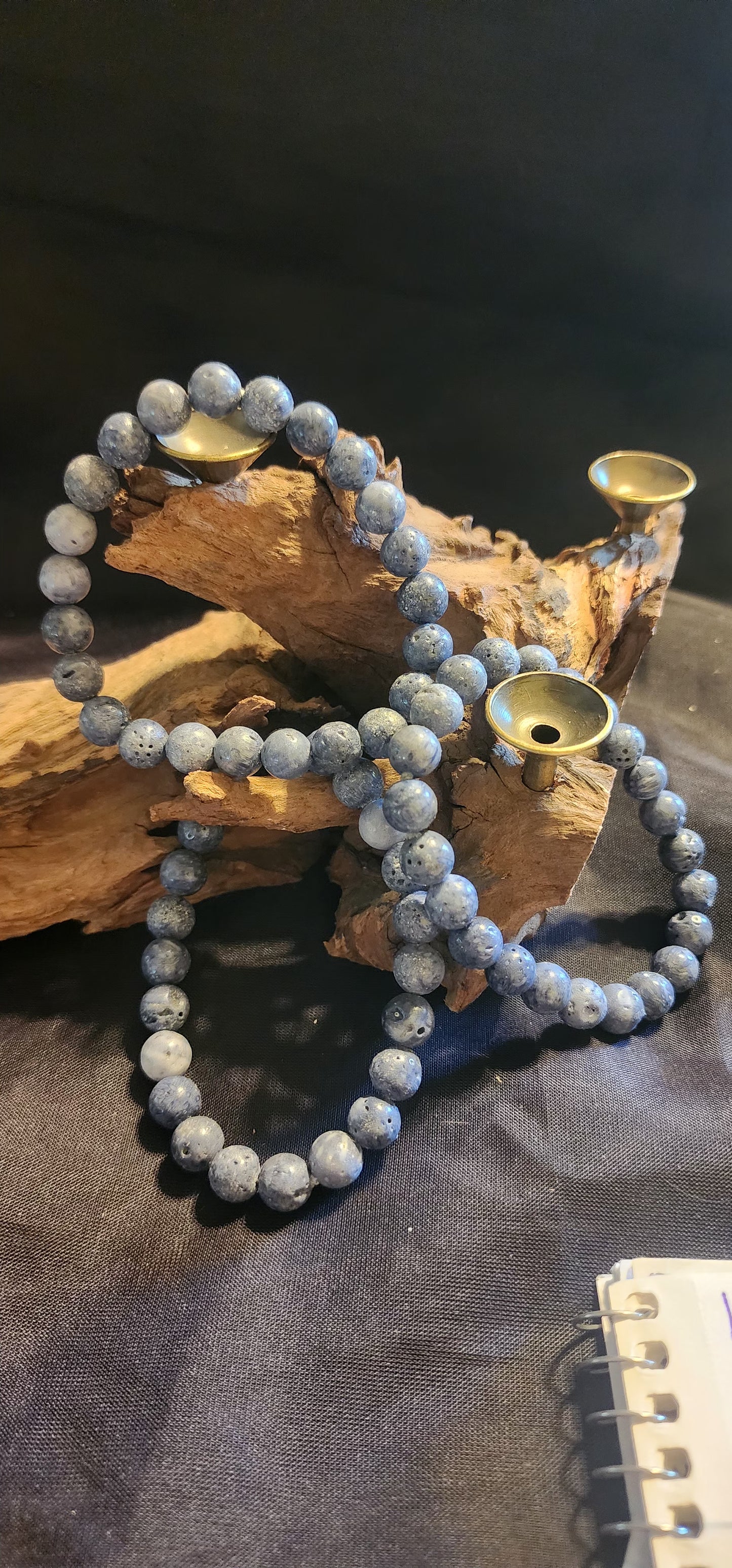 Blue coral bracelets