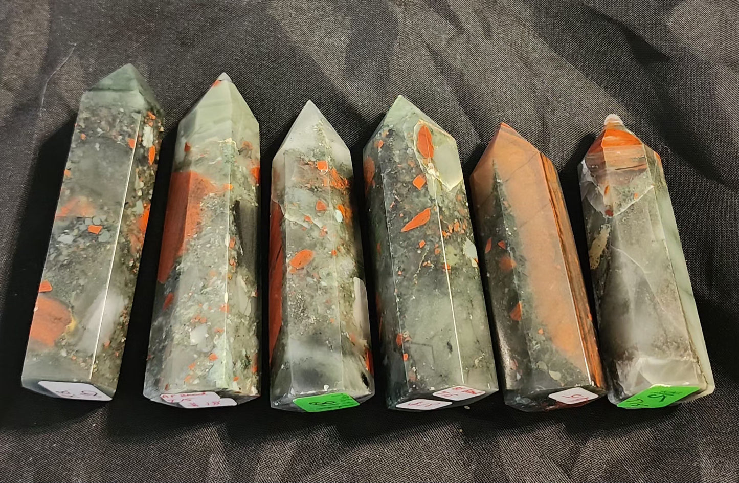 African Bloodstone points