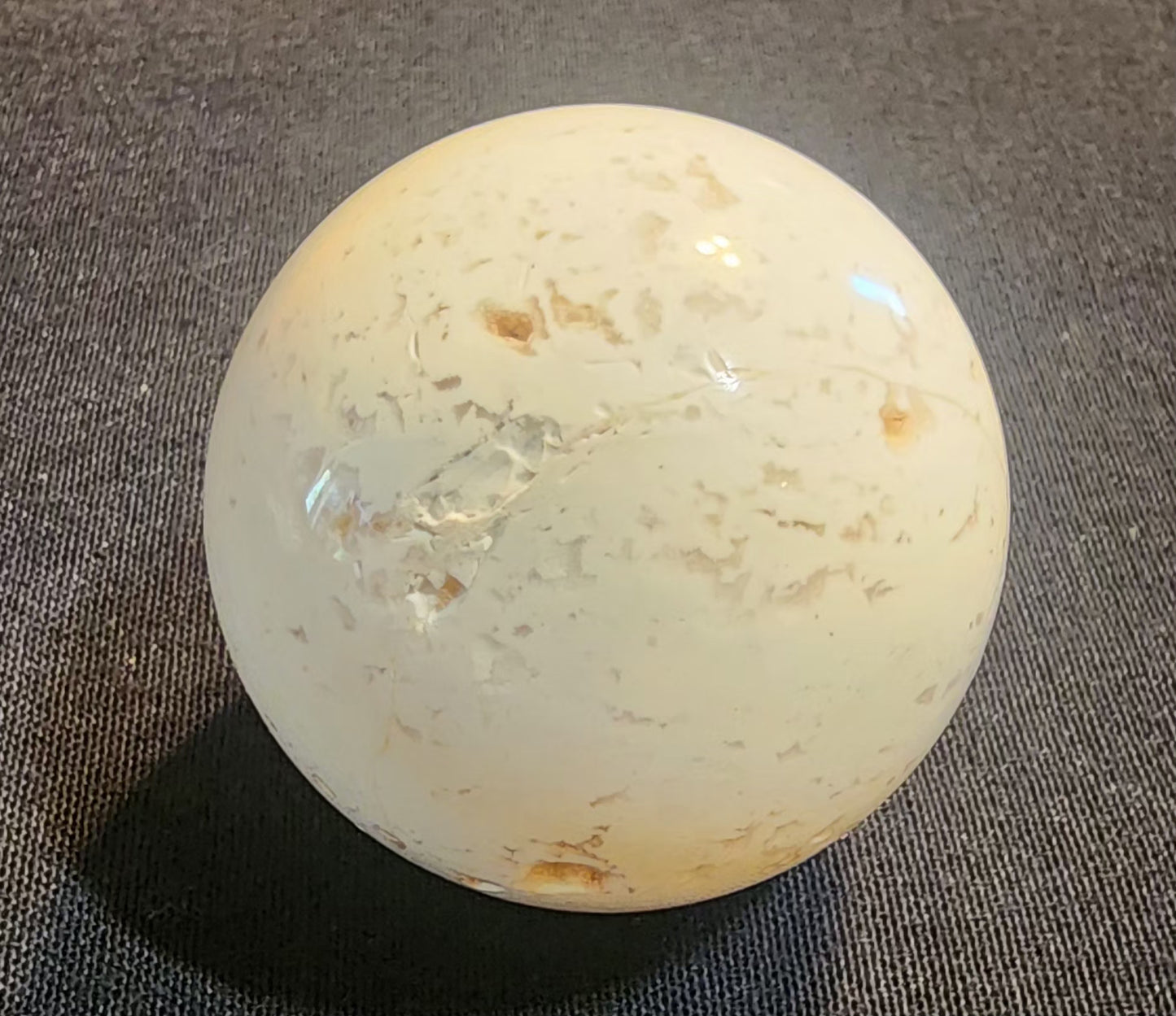 White Agate Sphere