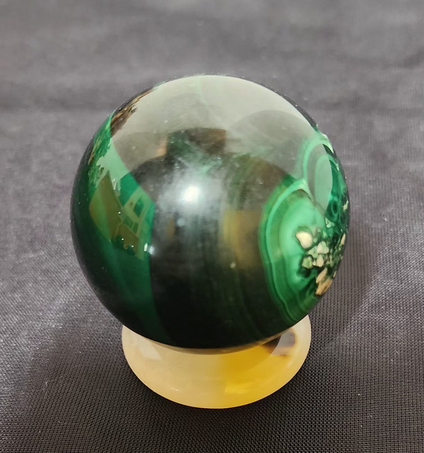 Malachite sphere