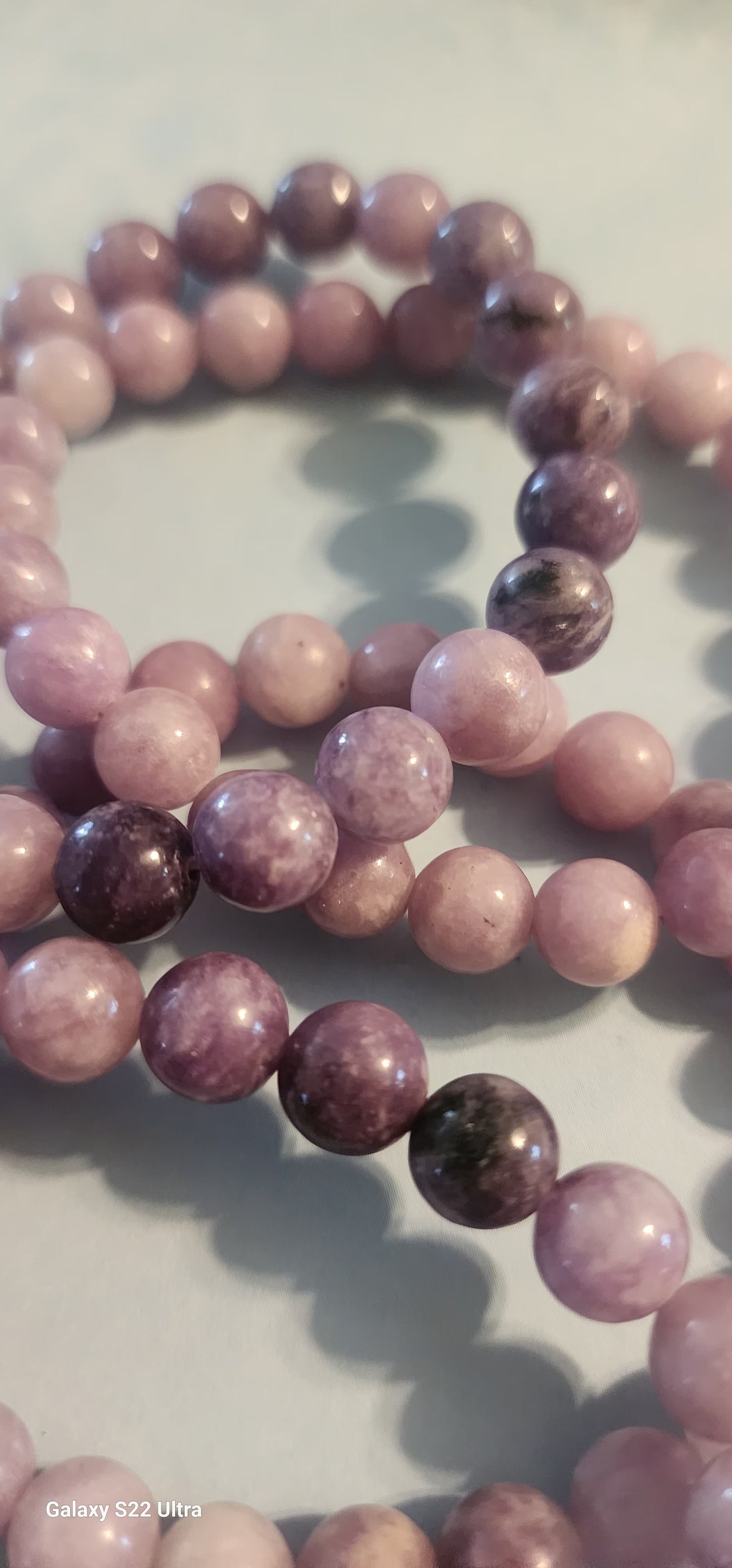 Lepidolite bracelets