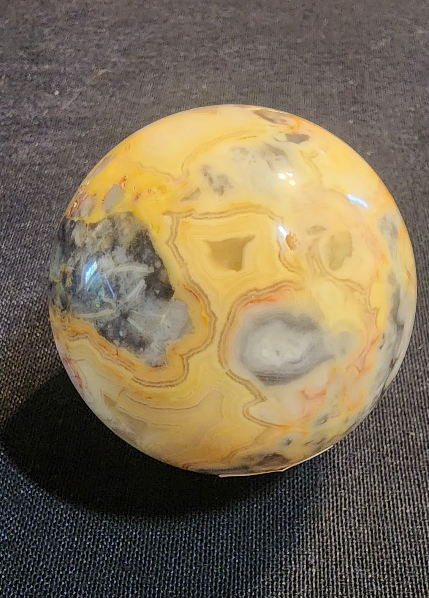 Crazy Lace Agate sphere