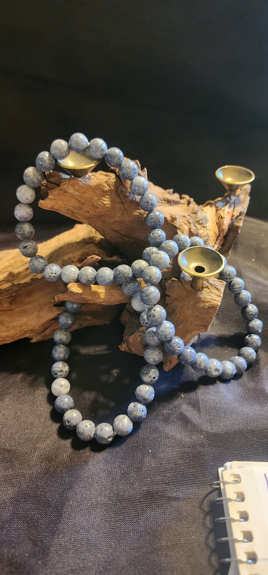Blue coral bracelets