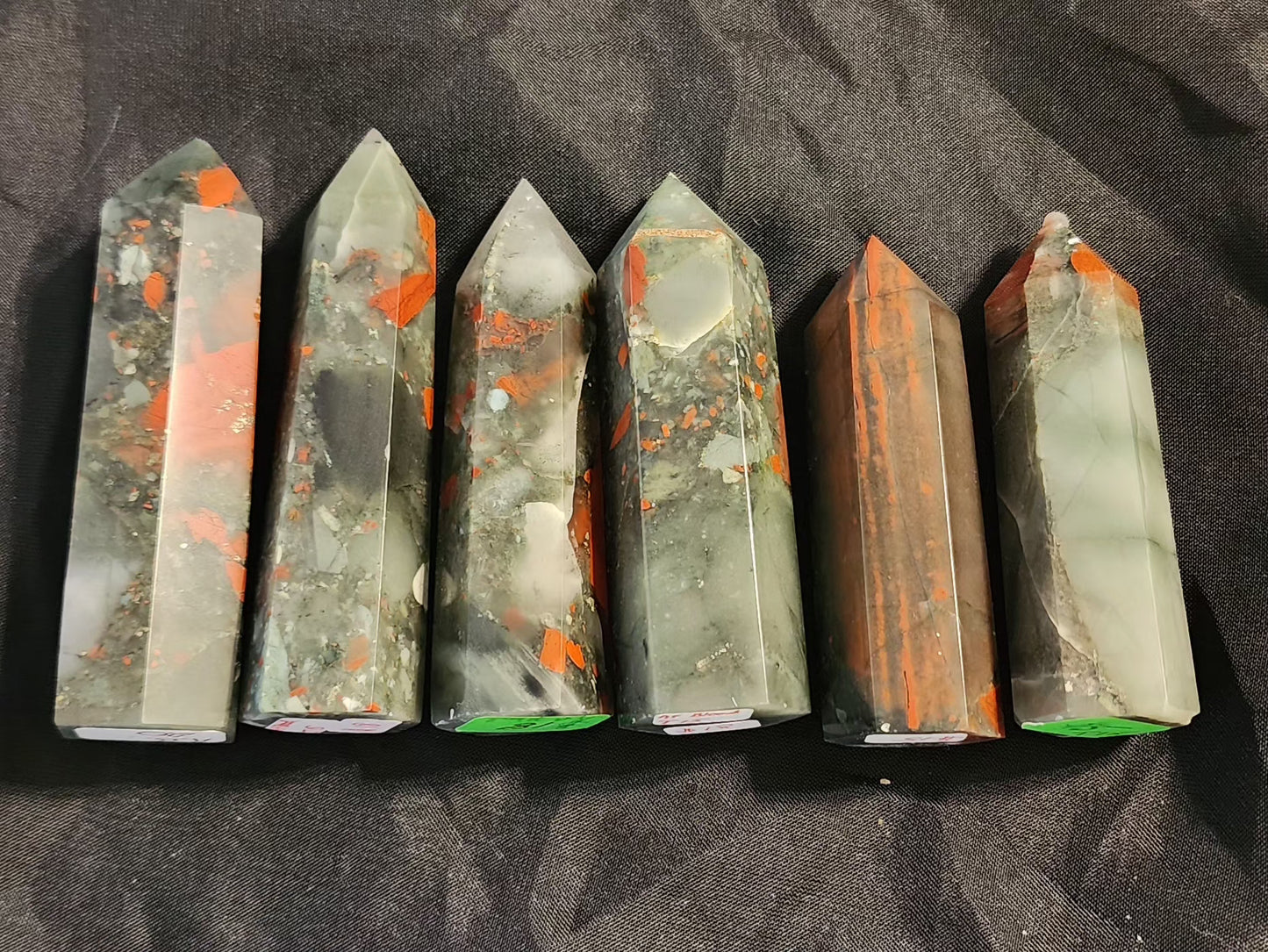 African Bloodstone points