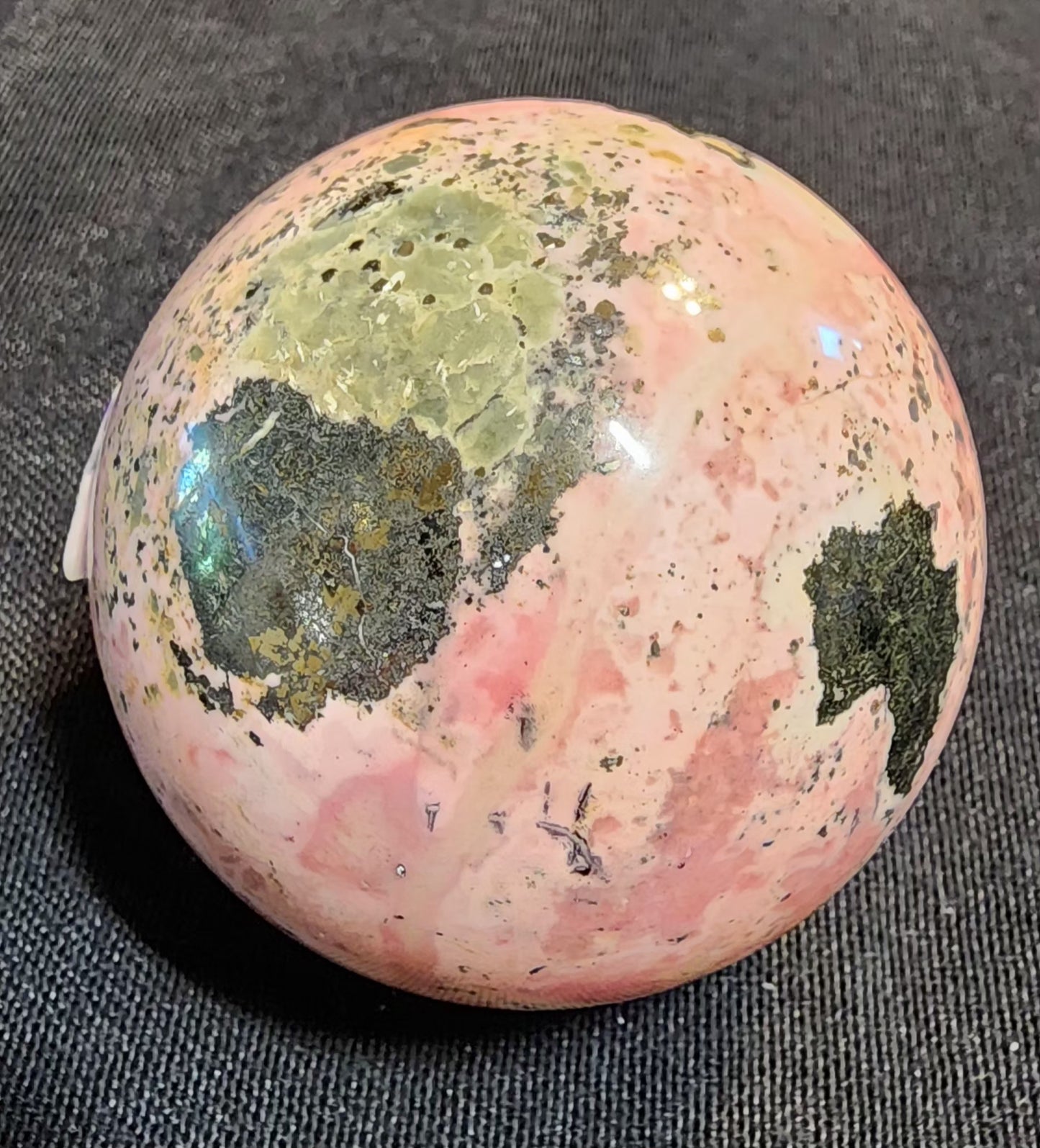 Peruvian Rhodonite Sphere