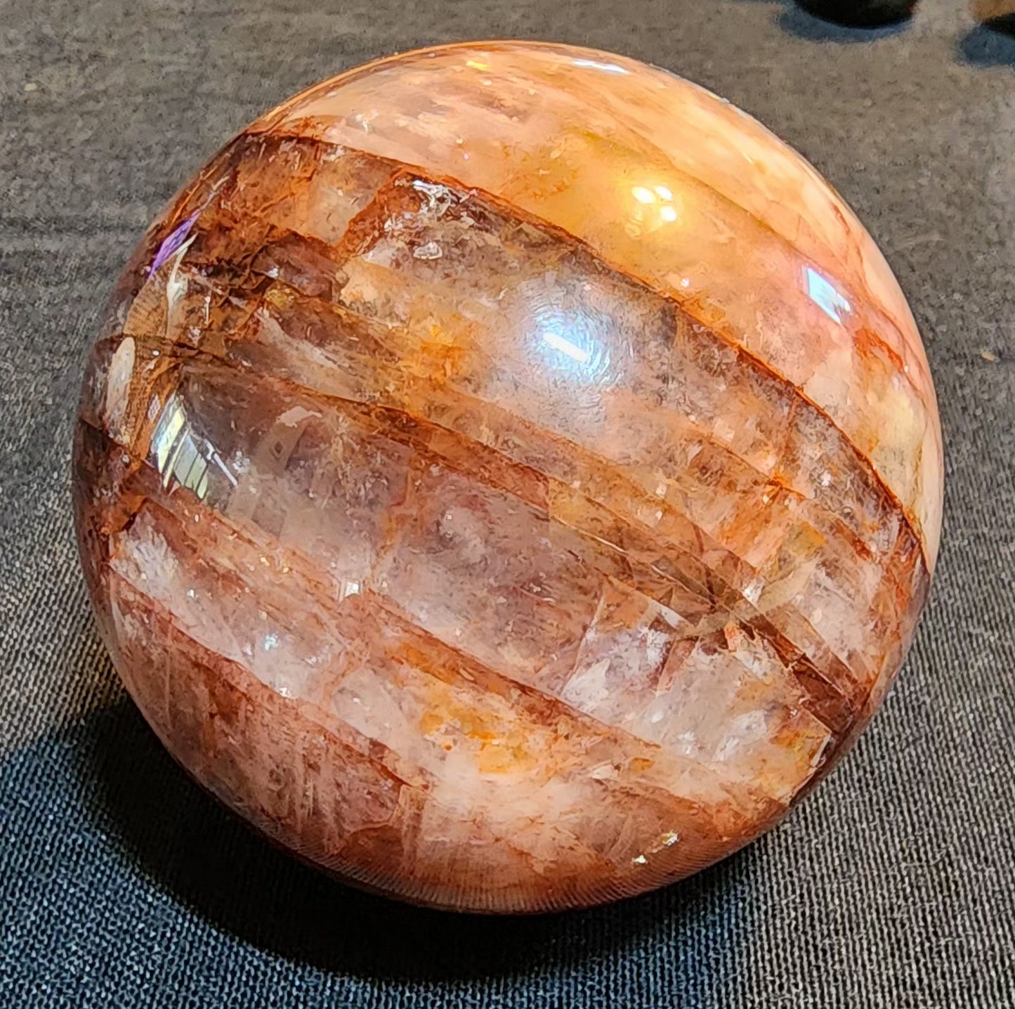 Fire Quartz Sphere