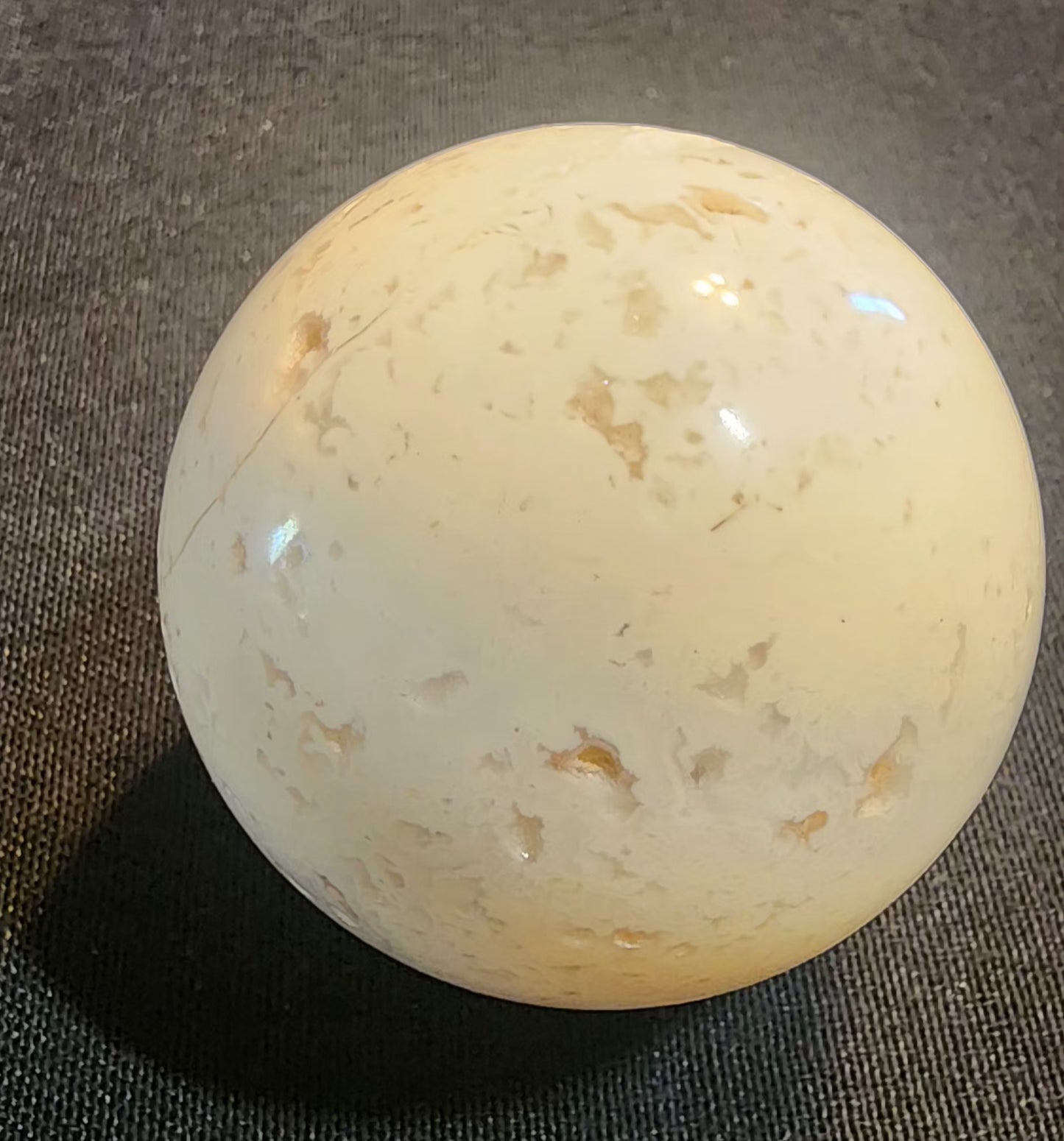 White Agate Sphere