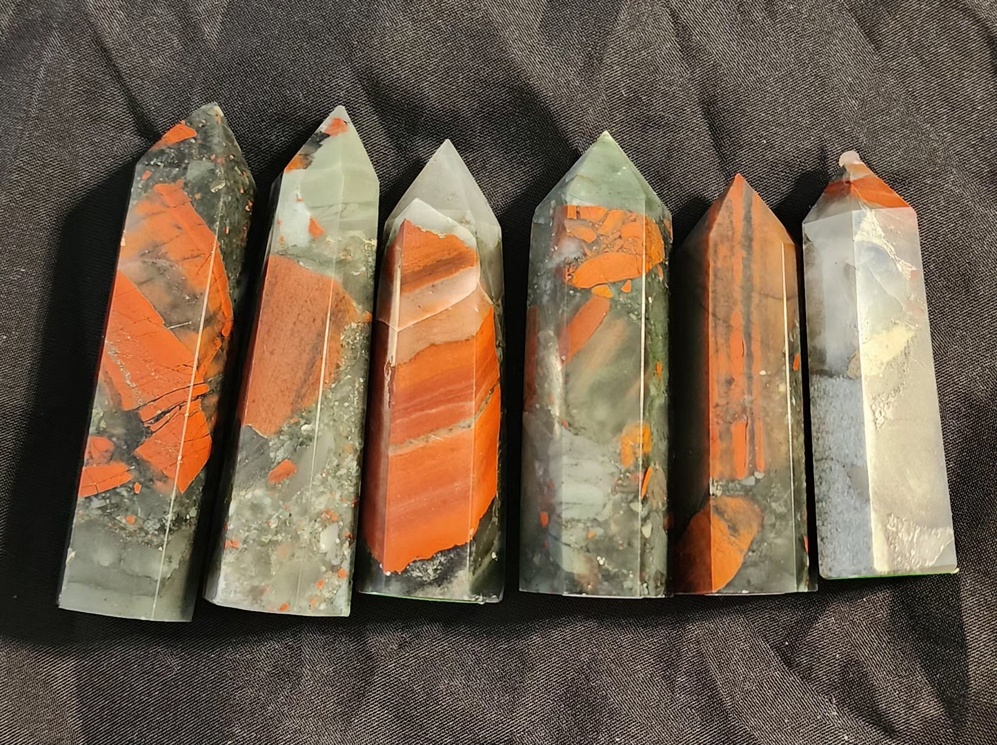 African Bloodstone points