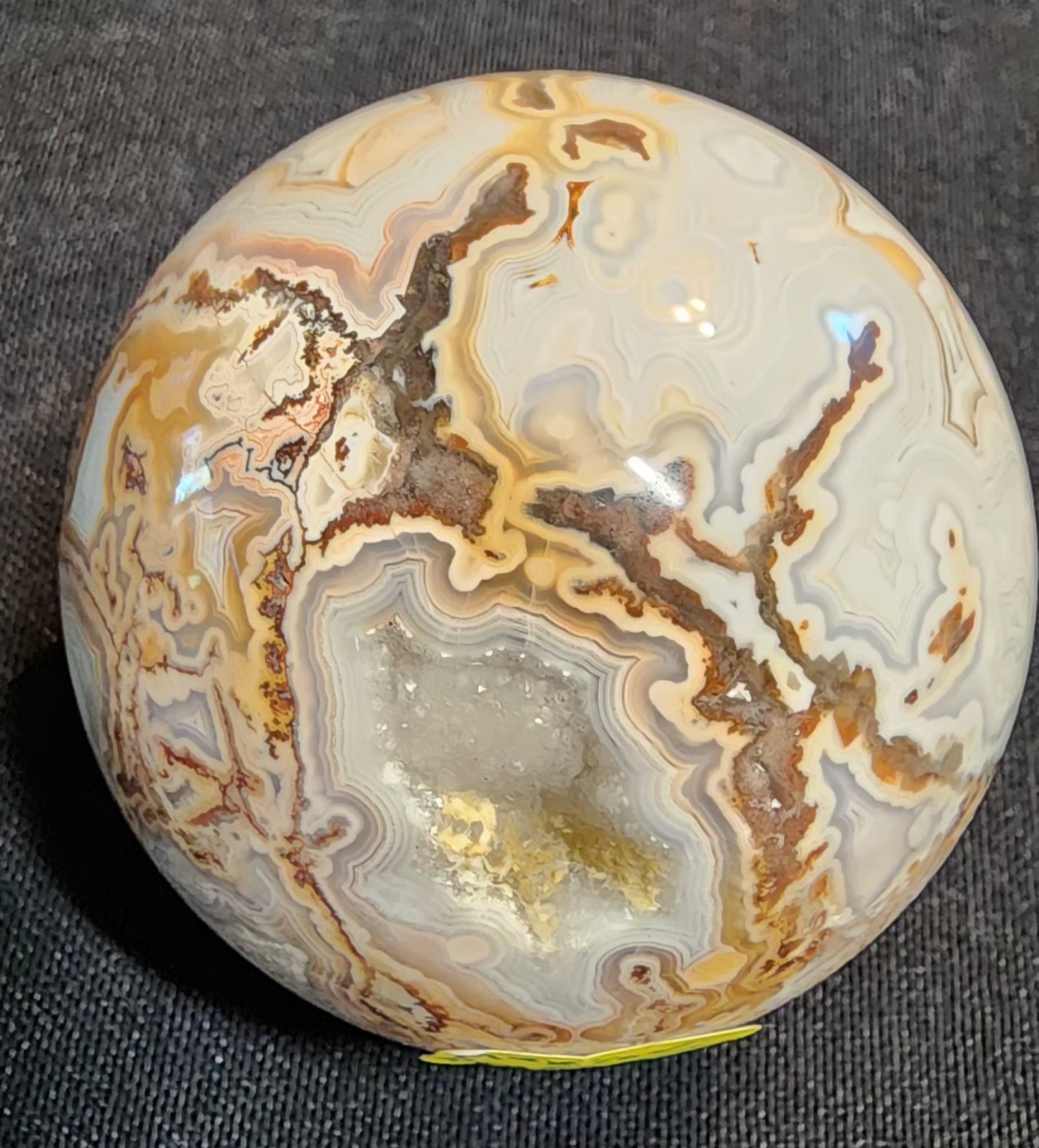 Mexican Crazy Lace Agate Sphere