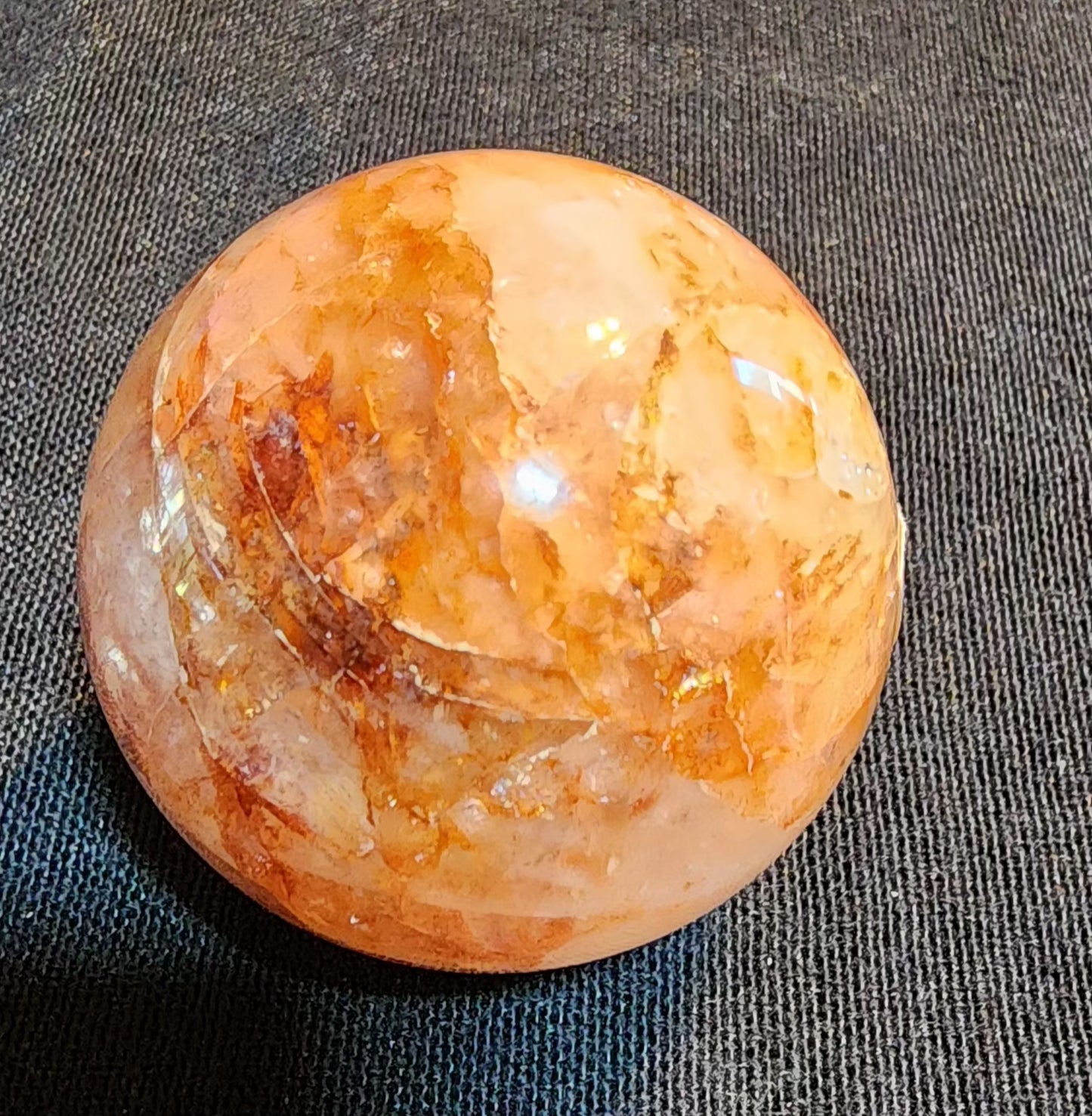 Fire Quartz Sphere
