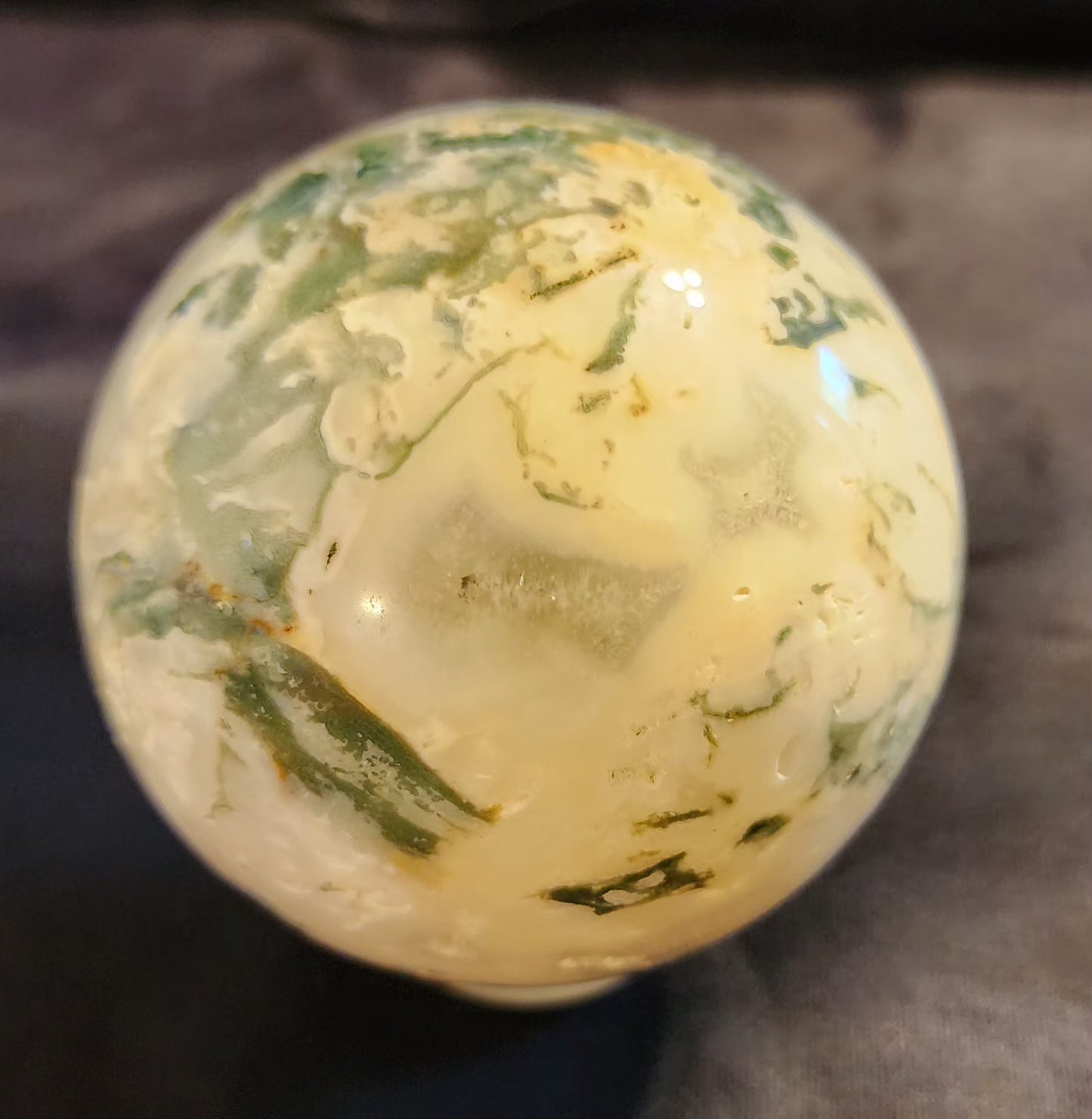 Moss Agate Spheres