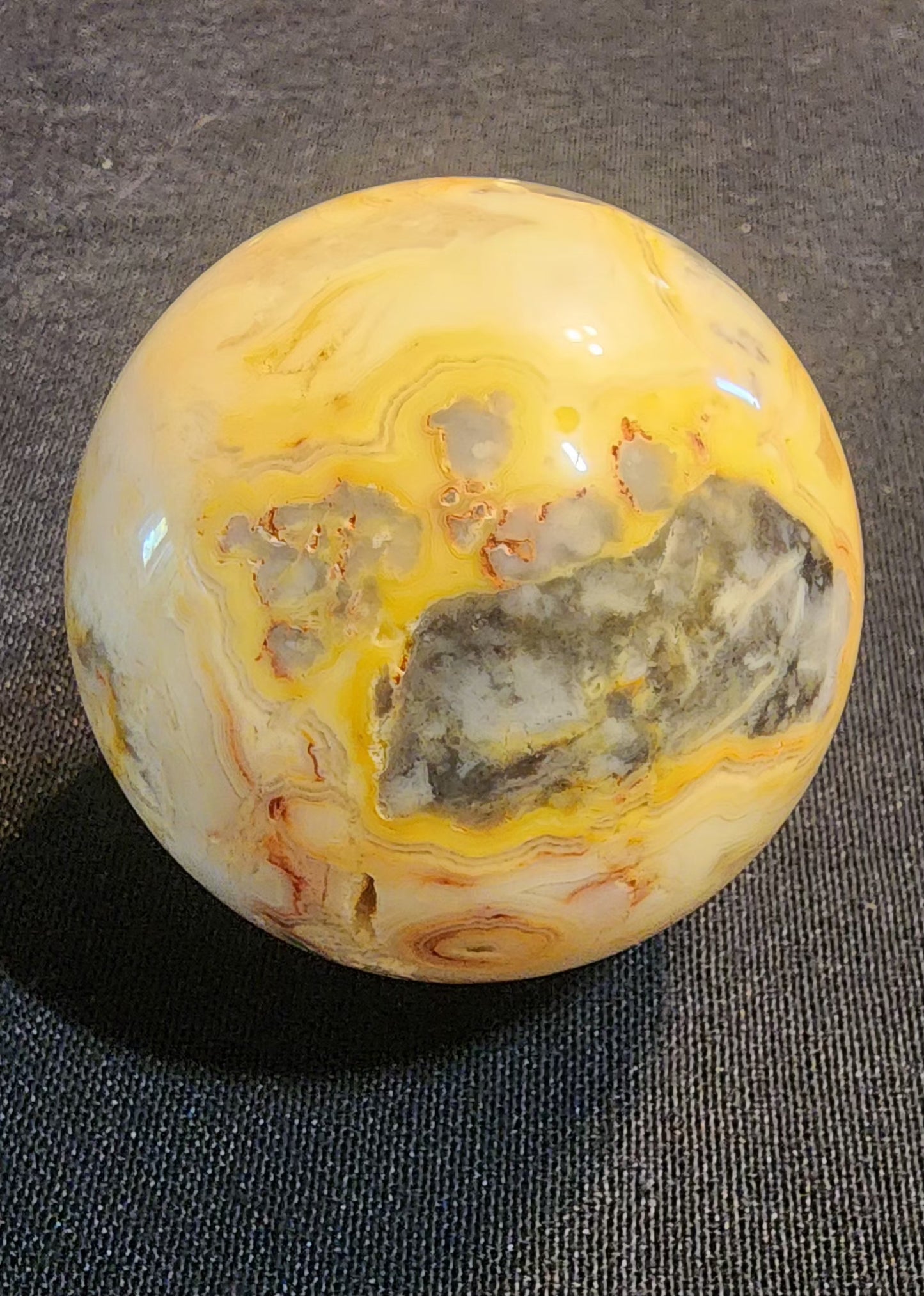 Crazy Lace Agate sphere