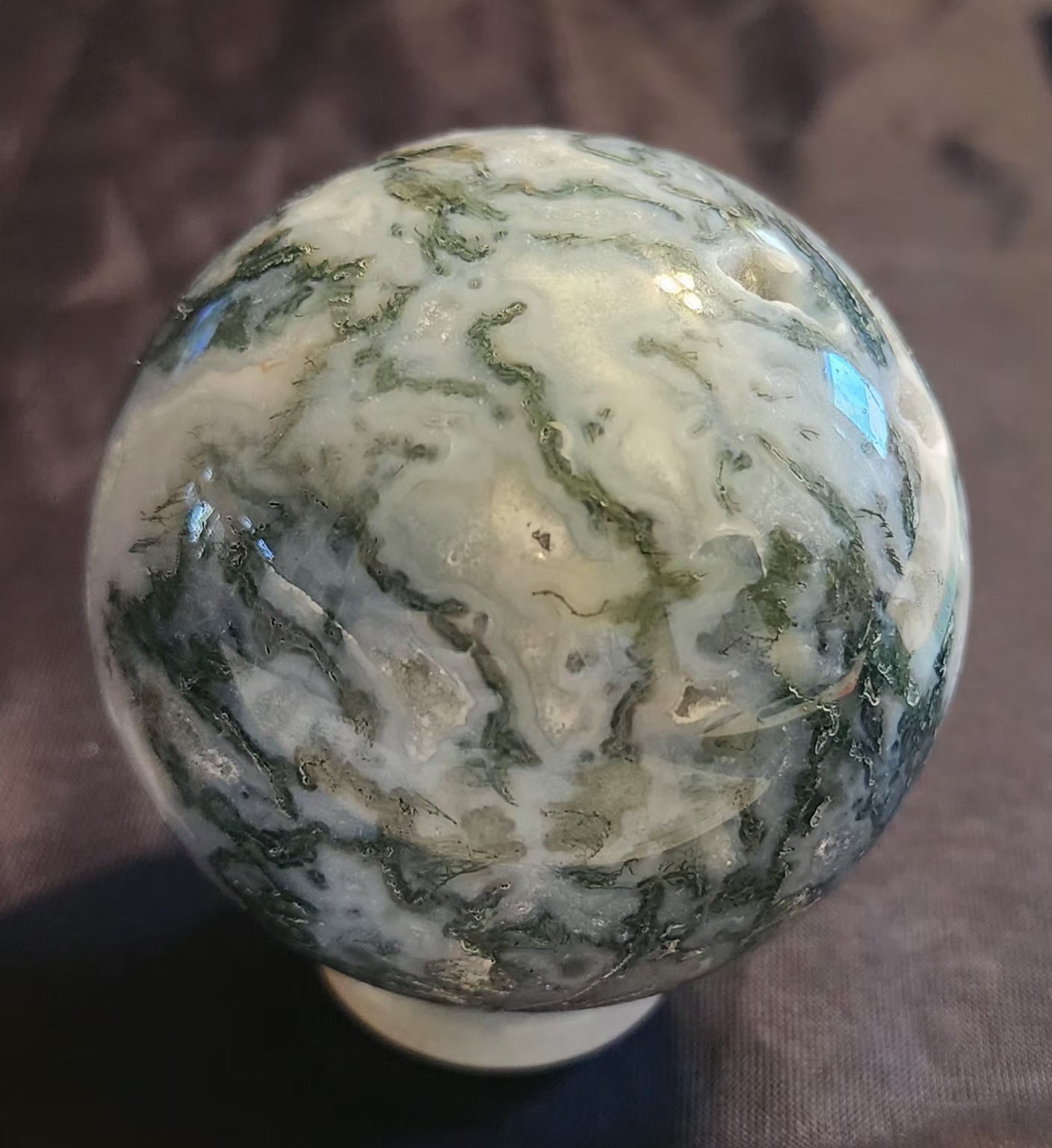 Moss Agate Spheres