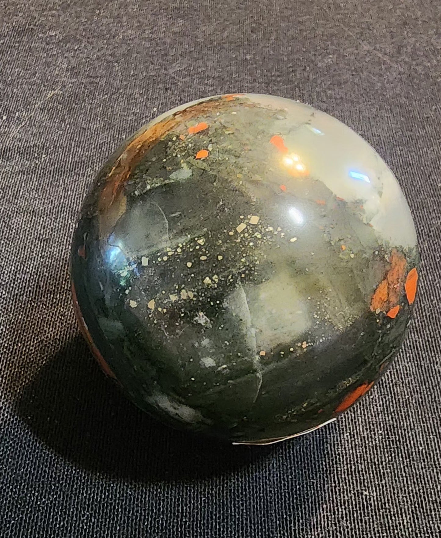 African Bloodstone Sphere