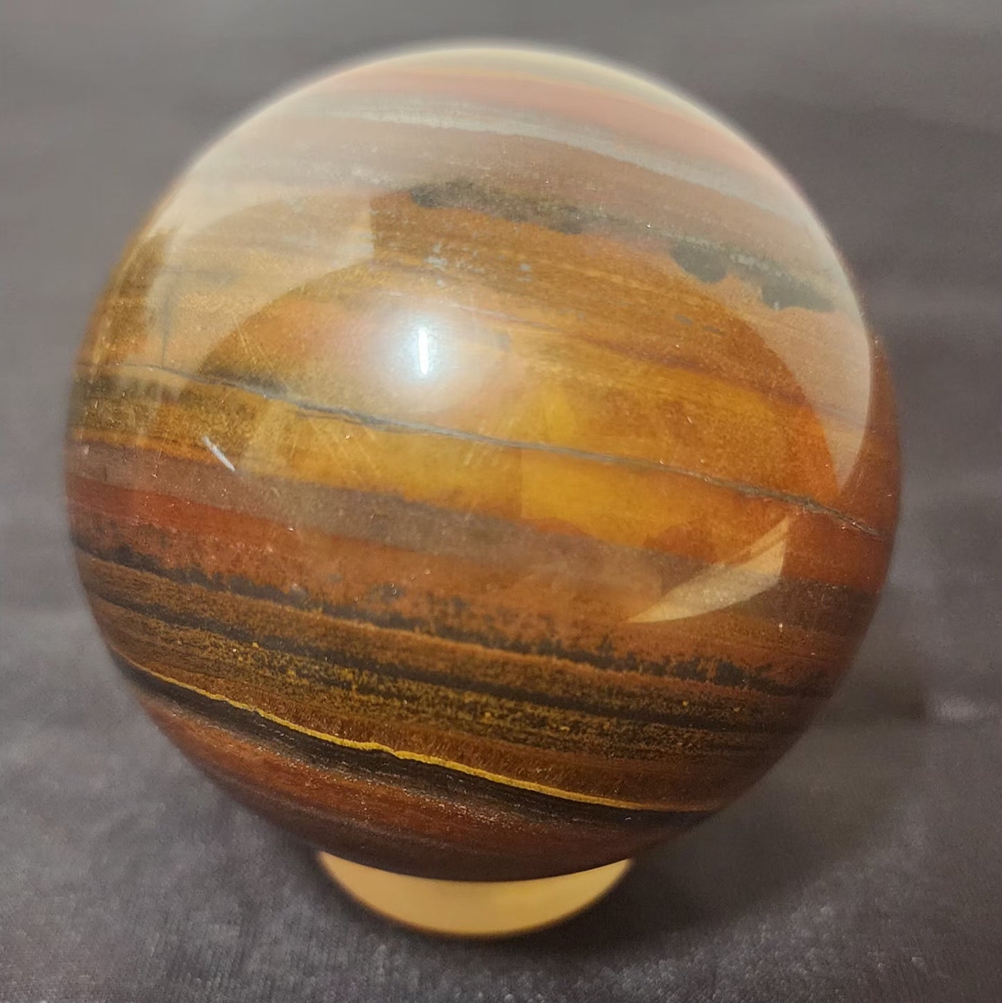 Tiger Iron Sphere