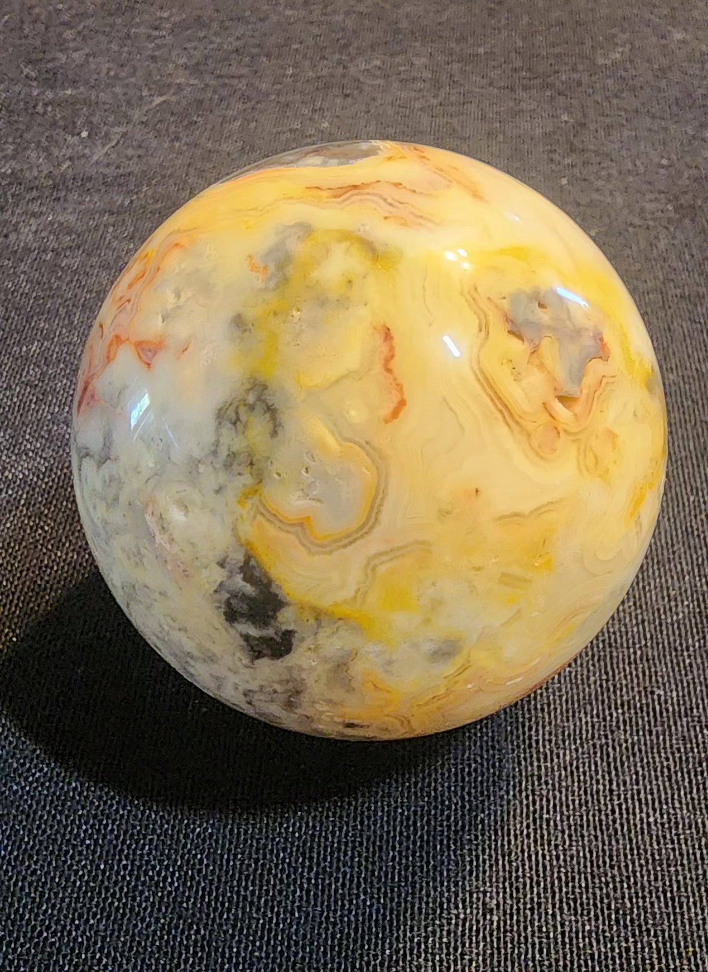 Crazy Lace Agate sphere