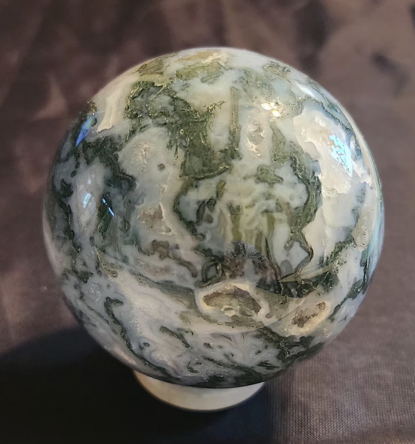 Moss Agate Spheres