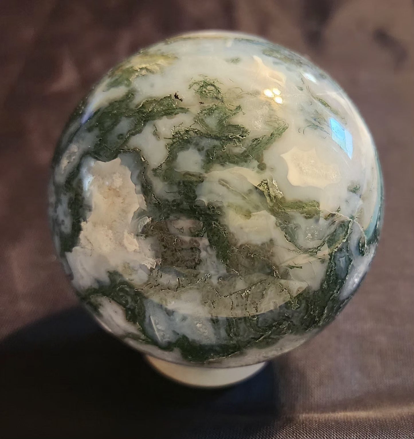 Moss Agate Spheres