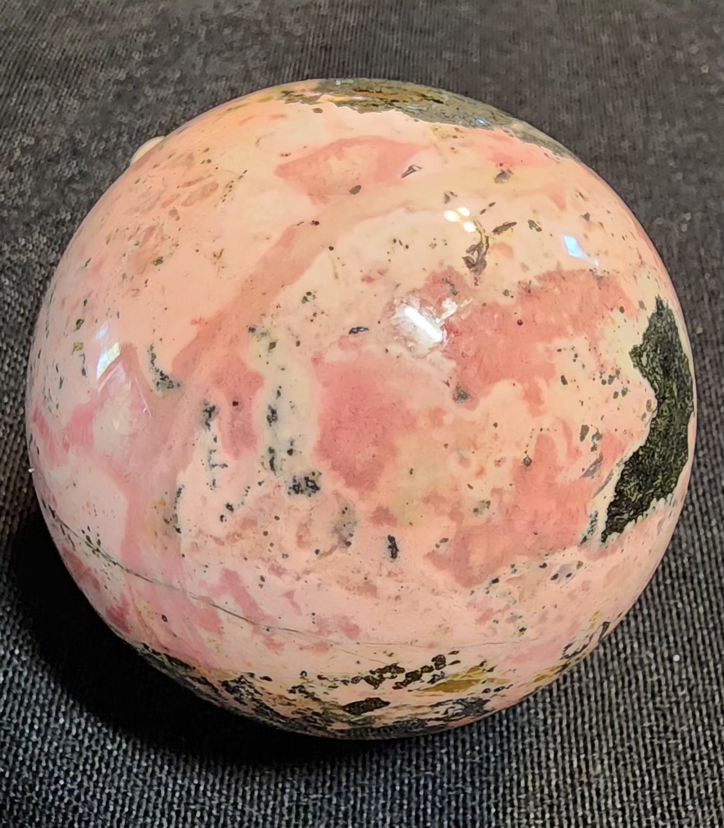 Peruvian Rhodonite Sphere