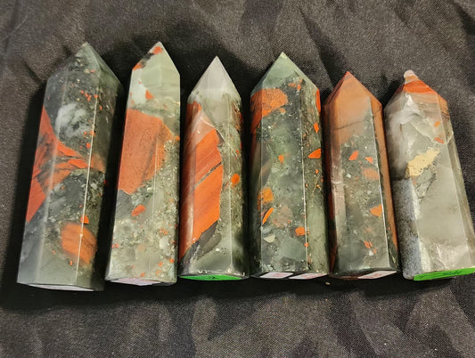 African Bloodstone points