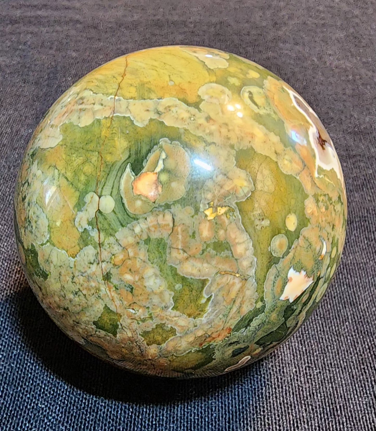 Rainforest Jasper Sphere