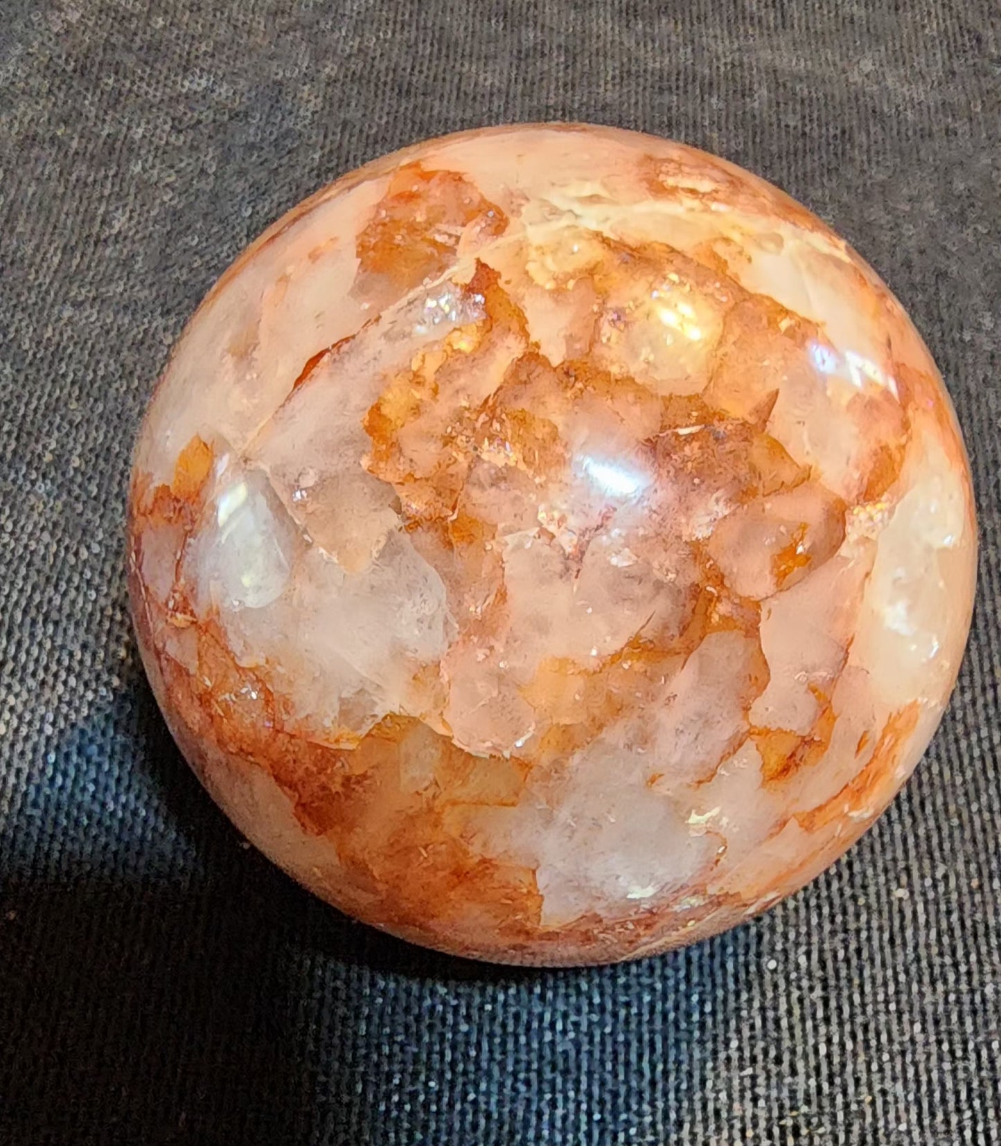 Fire Quartz Sphere