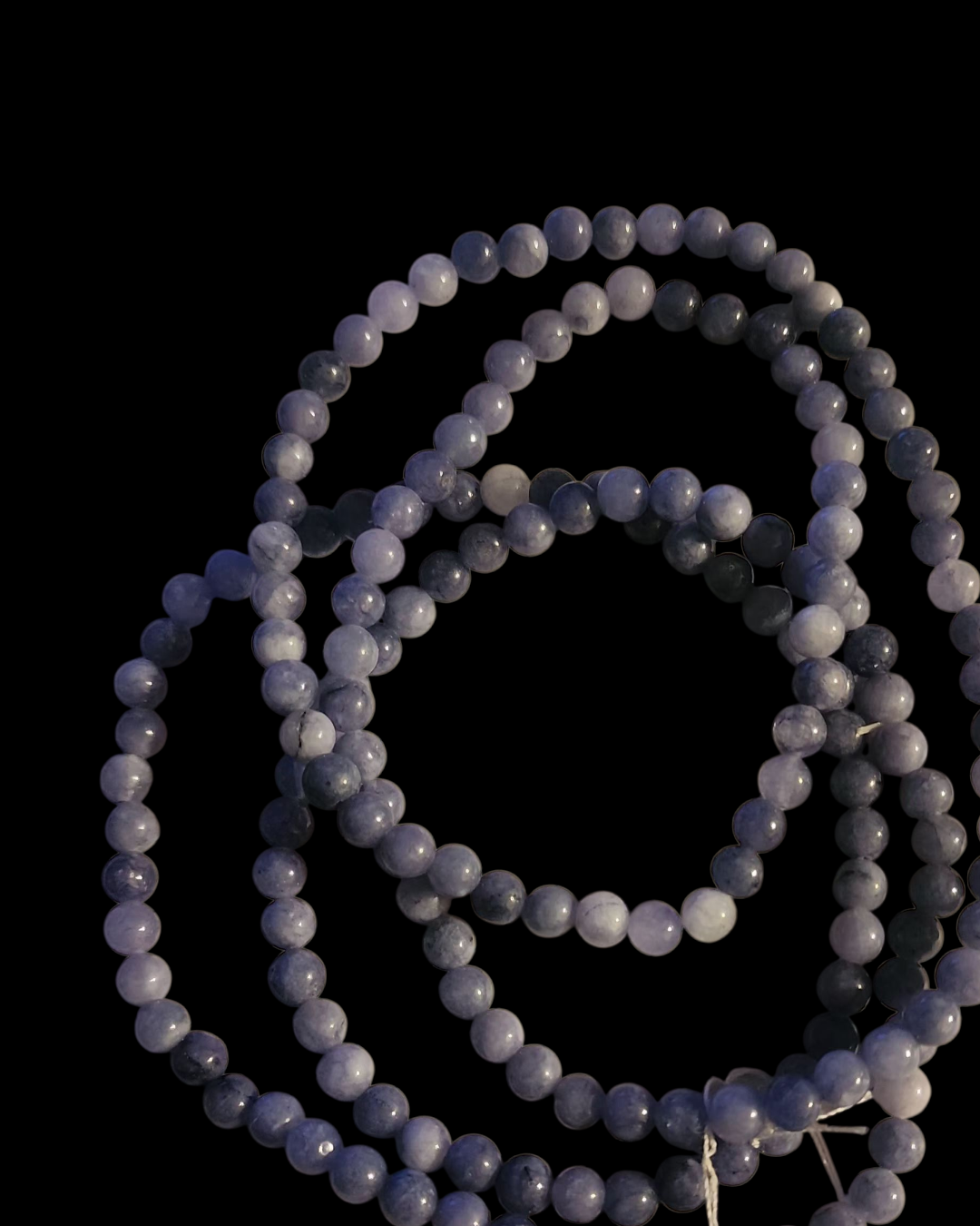 Blue Chalcedony bead necklaces