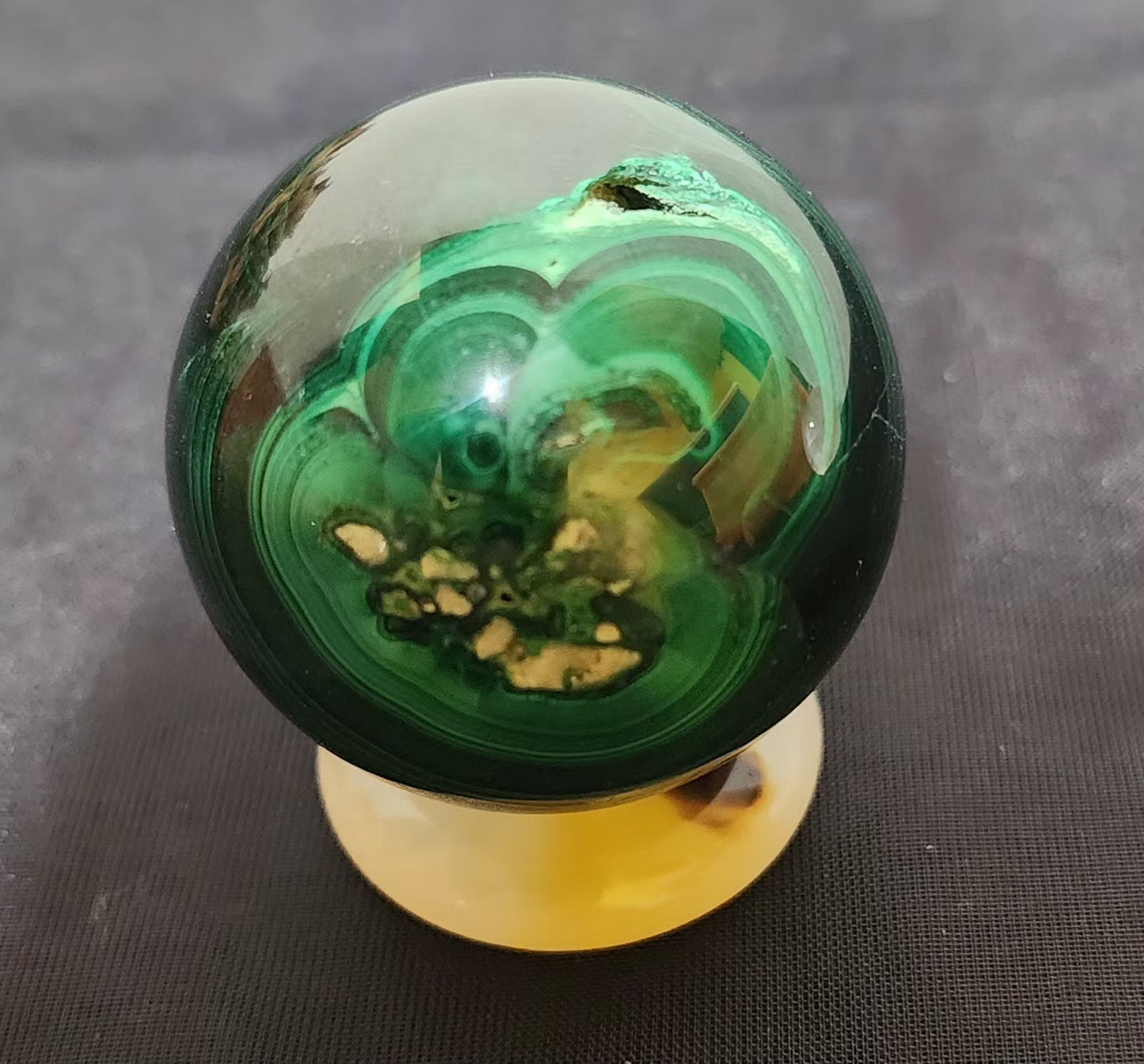 Malachite sphere