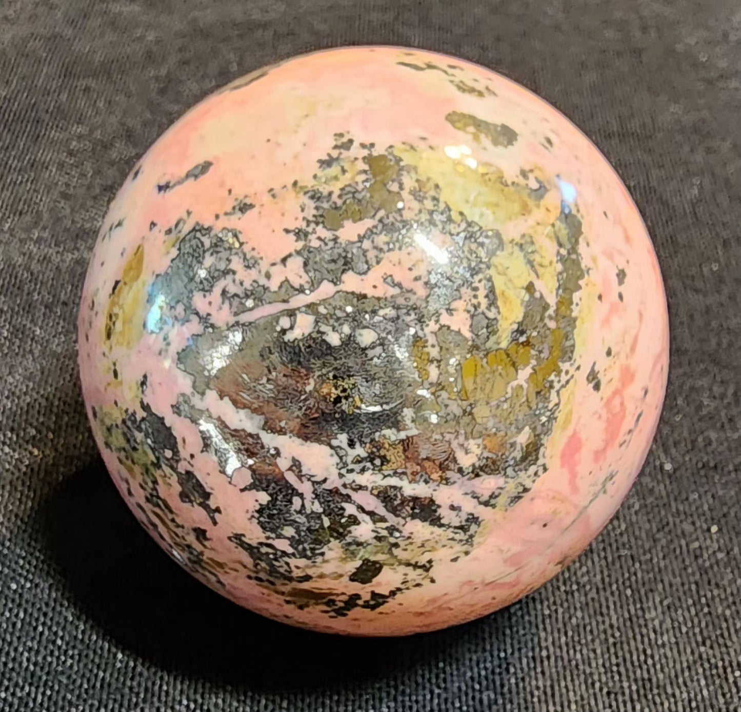 Peruvian Rhodonite Sphere