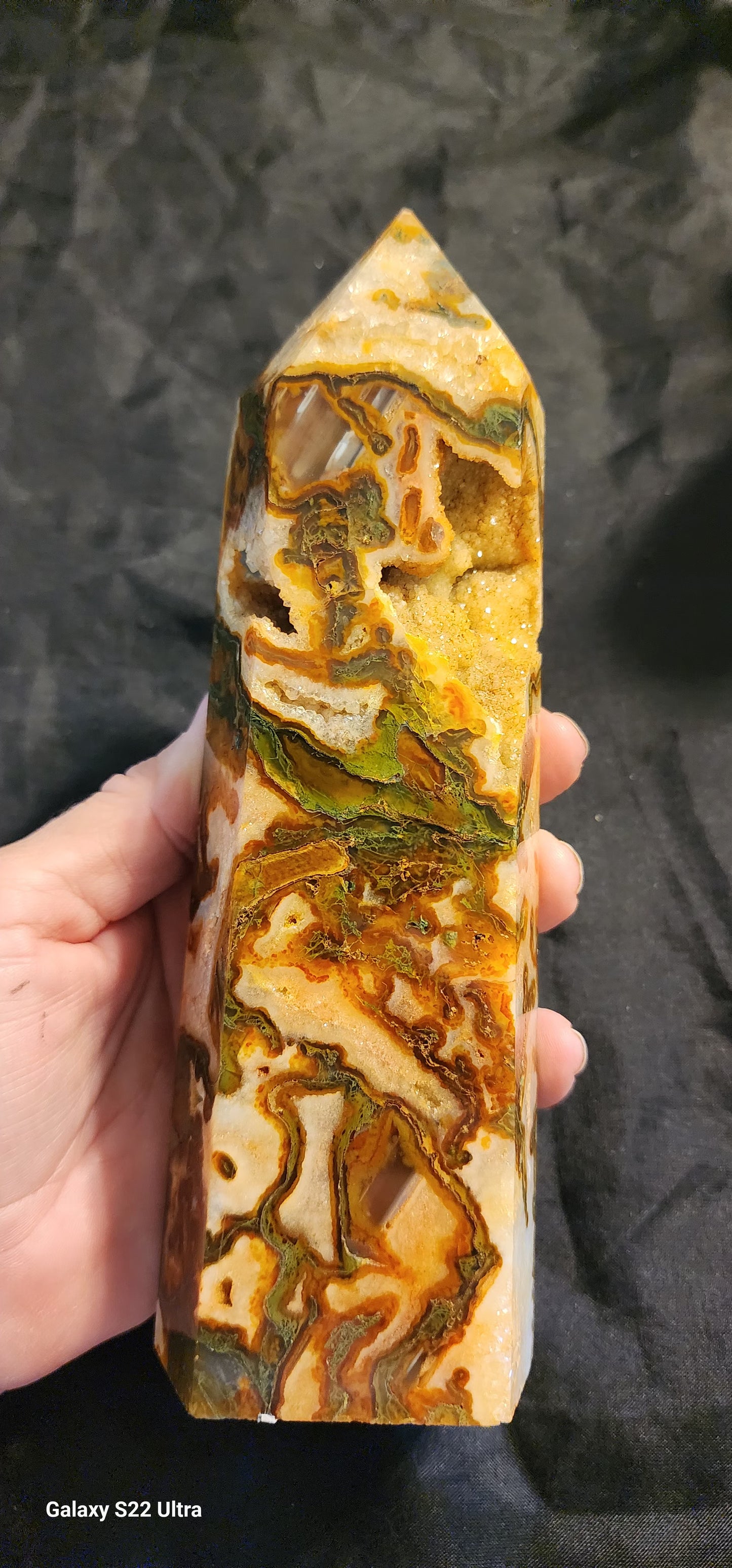 Carnelian moss agate