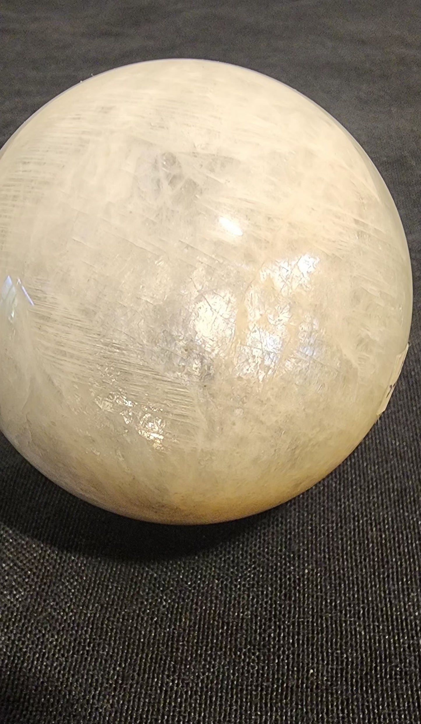 White moonstone sphere